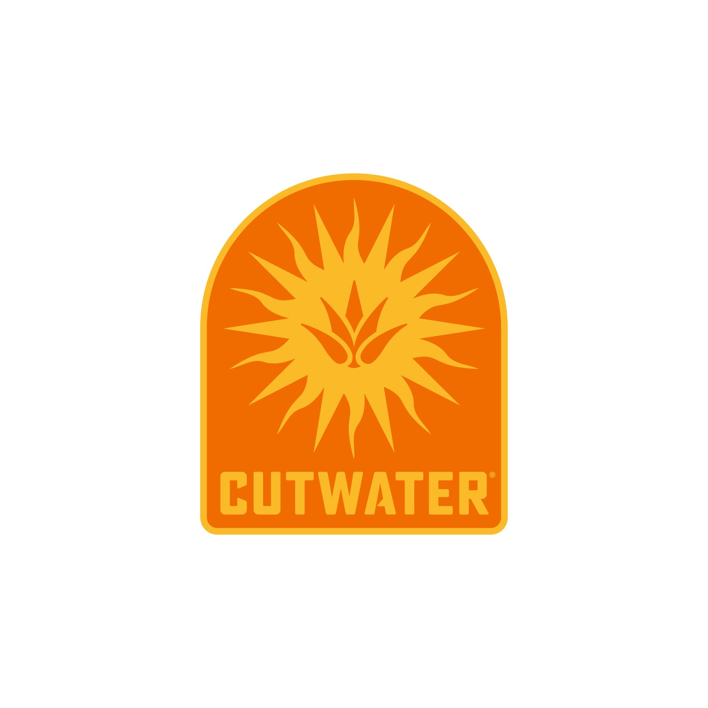 Agave Sun Orange Sticker