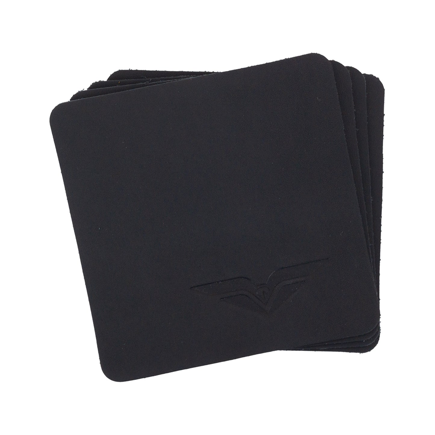 Black Leather Coasters