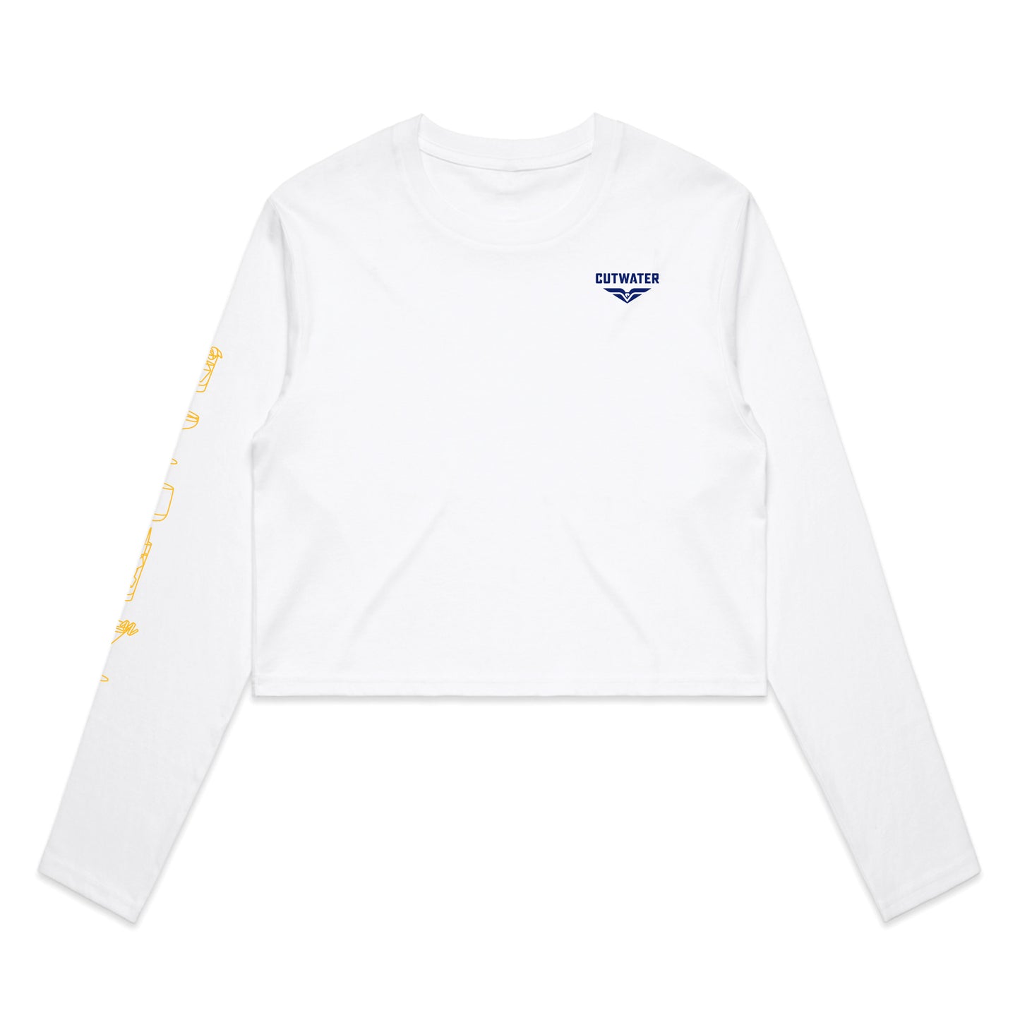 Women's Cropped Cocktail Club Long Sleeve