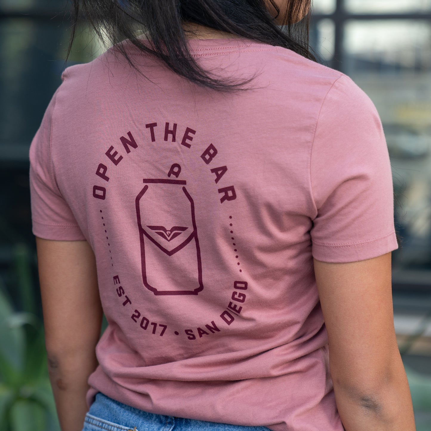 Women's Open the Bar V Neck Tee