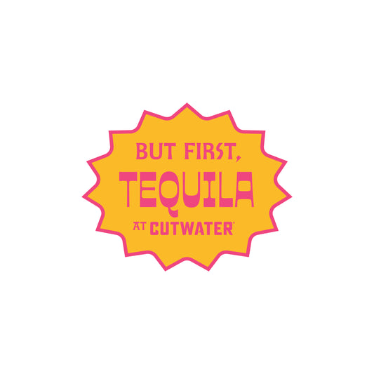 But First Tequila Pink Sticker