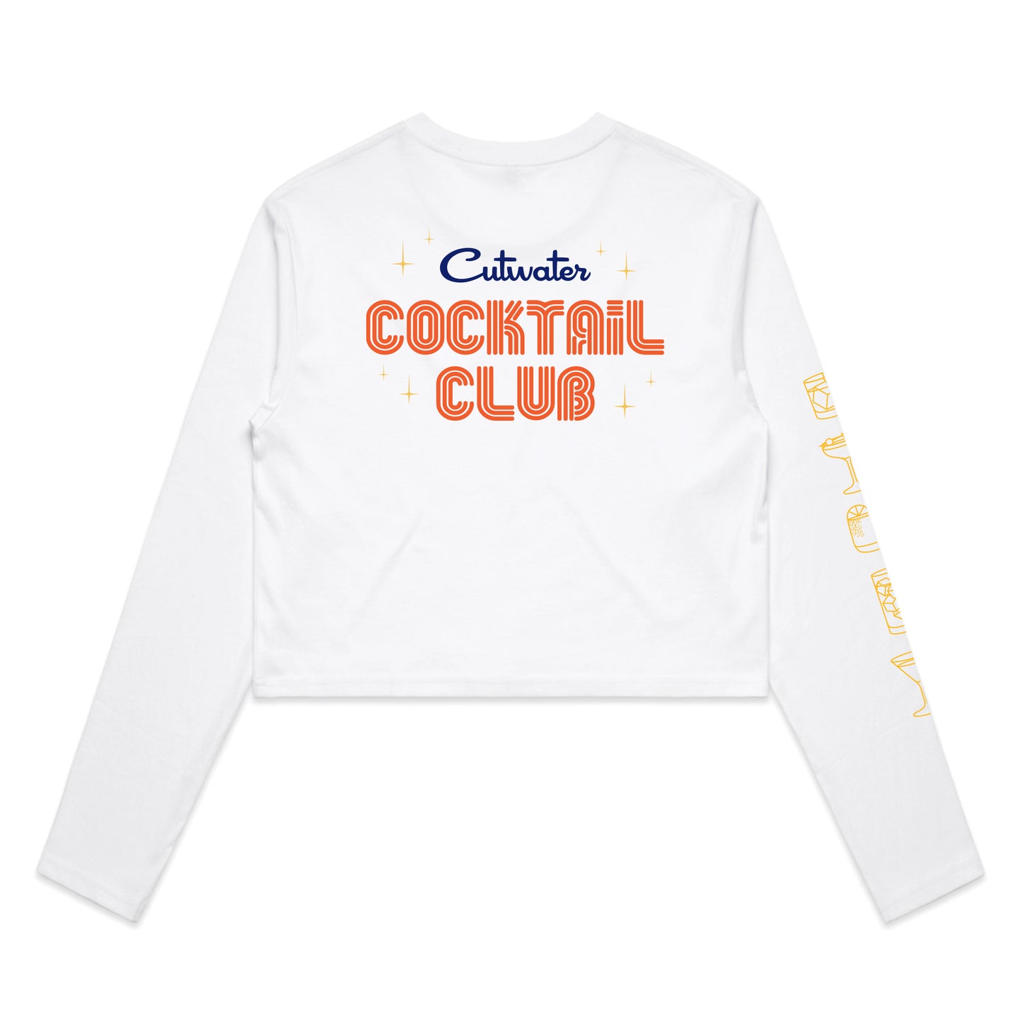 Women's Cropped Cocktail Club Long Sleeve