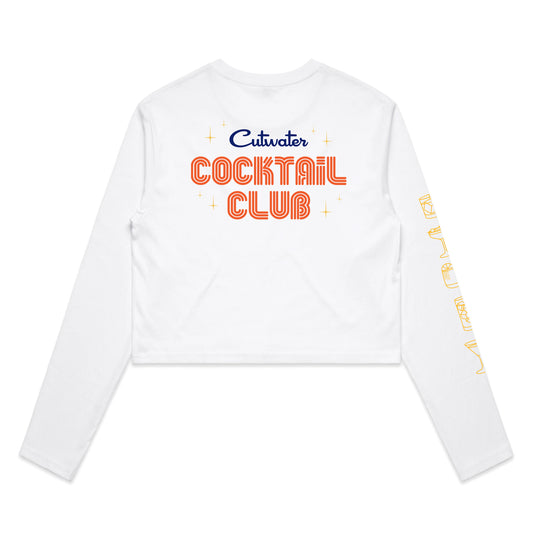 Women's Cropped Cocktail Club Long Sleeve